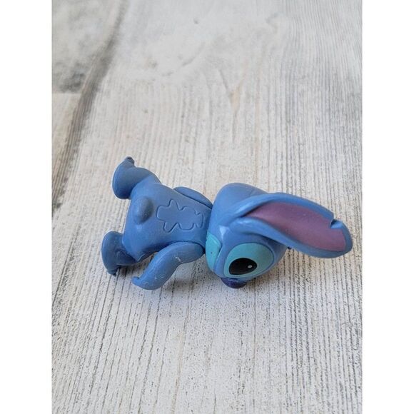 Miniature blue Stitch Lilo Disney Pixar toy figure happy - Picture 2 of 6